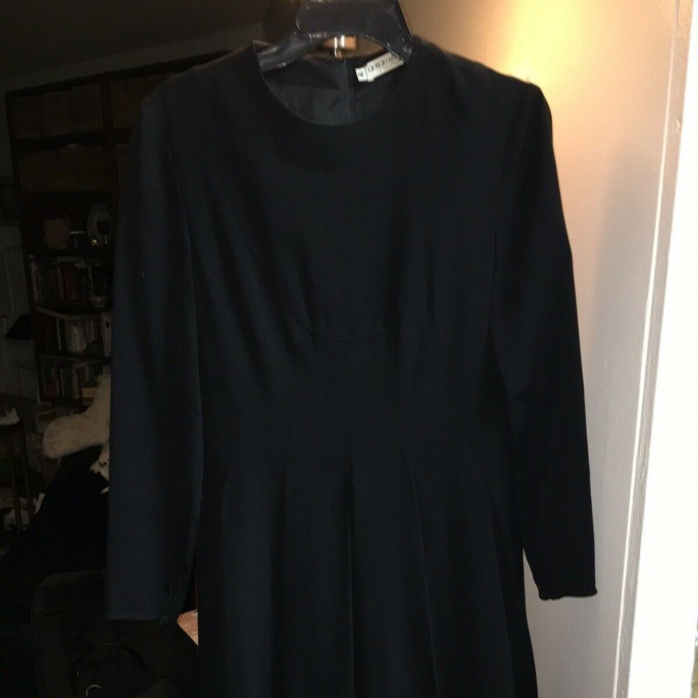 Giorgio Armani Le Collezioni Pleated Dress Pockets